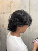 MEN’S/リバースセンターパート/ニュアンスパーマ/船橋