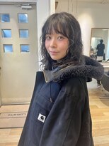 ロマリア(Lomalia)&nbsp;イメチェン/ウェーブパーマ/黒髪/地毛風カラー/前髪/表参道/原宿