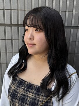 フェイス 石川町 (FACE) ミディアムヘア，艶髪