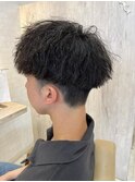 カット＋メンズパーマ(新潟/メンズカット/フェード/波巻きパーマ