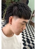 スキンフェード&カット+眉カット