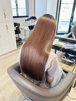チェレ ブラン 堺東店(Chere brun)&nbsp;オレンジブラウン×ウォームブラウン×髪質改善カラー