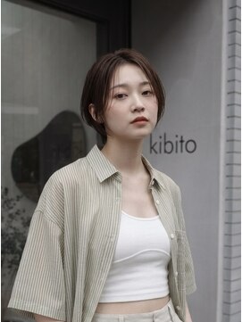 キビト(kibito) 新宿若松河田曙橋丸みショートハンサムショート20代30代40代