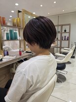 アッシュ 鶴見店(Ash)&nbsp;ショート×ピンクブラウン