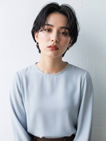 ズール 稲田堤店(ZU LU)&nbsp;黒髪センターパート×ハンサムショート