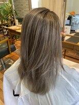 ルッカランス 王子店(Lucca Lance)&nbsp;１０月　白髪染めから明るいカラーへ30代～