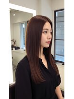 WOODE ECLART 髪質改善 全席個室サロン 大宮駅東口店 【11月OPEN（予定）】&nbsp;大宮東口の暖色ブラウンロング