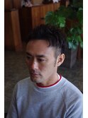ハードなツーブロックビジネスマン