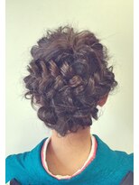 ビグディーサロン(BIGOUDI salon koshien)&nbsp;【ISAACBLANCO】編み込みルーズアレンジ