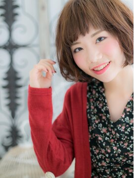 カバーヘア 上尾西口店(COVER HAIR) ■mod's上尾8-2★■ガーリー&キュートな前下がりボブ