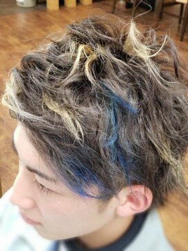 アムズヘアーファム メッシュ（ブルー）