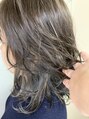 ブローチ(Brooch) ブリーチを使ったカラーデザイン。細かいハイライトが入ってます
