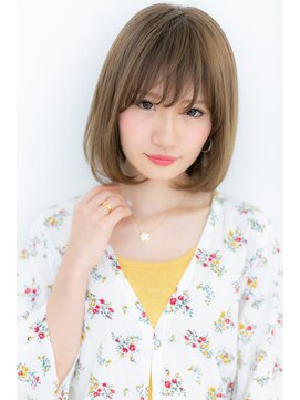 モッズヘア 越谷(mod's hair) くすみカラー♪前下がり小顔フェミニンボブY越谷10代20代30代