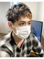 ノラキチジョウジ(NORA KICHIJOJI)&nbsp;#メンズ#ハイライト#ブリーチ#センターパート#韓国#古沢提案