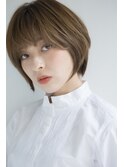大人可愛い 似合わせカット ショートボブ前下がり【新宿】