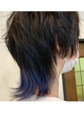 アルファ アルファ(ALPHA ALPHA) ネイビーウルフカット