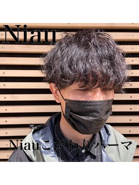 ニアウ 太田店(Niau) 波巻きスパイラルパーマツイストスパイラルパーマメンズマッシュ