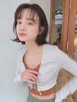 ルービック 梅田茶屋町(Rubik)&nbsp;シースルーバング/小顔くびれミディアムボブ