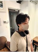 ニュアンスパーマハンサムショート