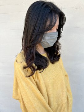 リィリ バイ ロダット 横浜(rili by LODAT) コンマヘア暗髪韓国ヘア【rili横浜】