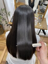 イニット 奈良新大宮(init.)&nbsp;30代40代大人可愛い髪質改善カラーラベンダーグレージュ透明感