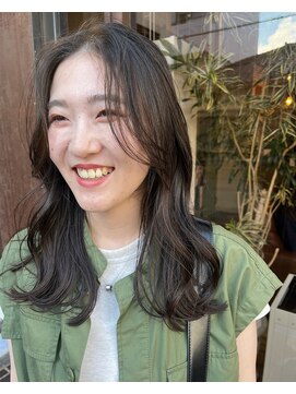 コレット ヘアー 大通(Colette hair) かきあげセミロング .*。