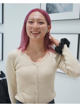 ハイブ 金沢(Hive) 10代20代ピンクカラー透明感ハイトーン