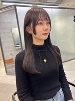 リリー(Lilley)&nbsp;【lilley 稲永麻衣】姫カット+顔周りカット+天神韓国ヘア