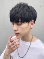 キングオブヘアバイノイズアンドフィフス 京都駅前店(KING of hair by NOISM&fifth)&nbsp;ニュアンスパーマセンターパートコンマヘアツーブロック