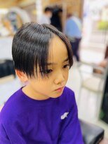 カットハウス パセリ お洒落キッズ☆センターパート☆   <理容室>/メンズ/バーバー