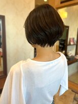 ヘアメイク ミチ 富田店(HAIRMAKE MICHI)&nbsp;【MICHI 富田店　杉本 郁美】ショートボブ　大人ショート