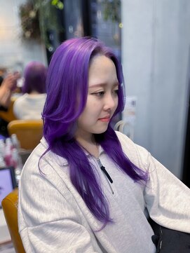 アクト 原宿(ACT) レイヤーロング×バイオレット