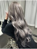 ホワイトグレージュ×シールエクステ60枚 担当SE-YA
