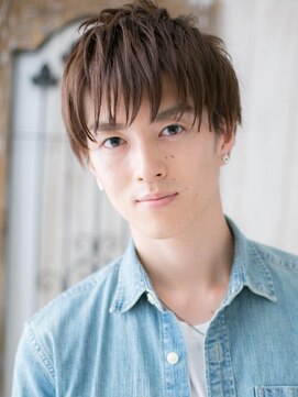 モッズヘア メン 仙台愛子駅前店(mod's hair men) 束感ナチュラル伸ばしかけ学生メンズショート仙台愛子