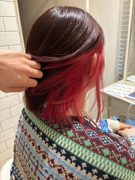 ルシードスタイル グローバルディー 稲毛店(LUCIDO STYLE GLOBAL.D) インナーカラー20代30代40代髪質改善オージュア白髪染め稲毛駅