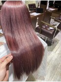 ブリーチなしレッドカラー