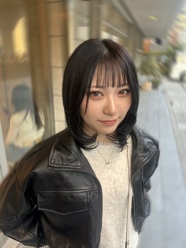 カロン バイ ジーナ 柏の葉キャンパス(Kalon by Zina) 小顔効果抜群の「レイヤーカット×シースルーバング」スタイル