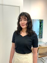 フィルムス 渋谷(FILMS)&nbsp;髪質改善縮毛矯正レイヤーカット顔周り前髪韓国ミニウルフ/銀座