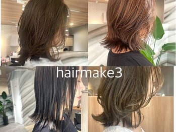 Hair Make 3 【ヘアーメイクスリー】