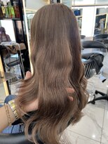 ラピス 渋谷本店(Lapis) ココアミルクティー/ブリーチカラー/レイヤーカット/髪質改善
