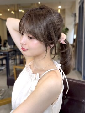 コート 表参道(Cote) 美髪レイヤーカット／顔まわりレイヤー／ロングレイヤ 一/前髪