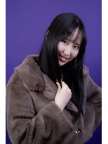 アンアタッシュ(UNE ATTACHE)&nbsp;Frozen Frostline｜黒髪ストレート×透明感×冬ミニマルレイヤー