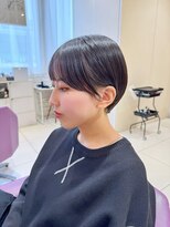 ハピネス 河原町店(Happiness)&nbsp;京都美容室　マッシュショート　顔まわりカット　進詩織