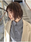ボブ/外ハネボブ/パーマ/ニュアンスパーマ/顔周り