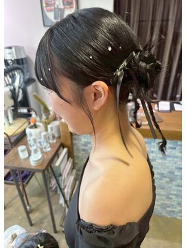 ミスターグッドモーニング(MR.GOOD MORNING) 黒髪タイトarrange