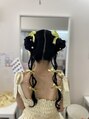 ホワイト(White)&nbsp;ツインテールお団子♪♪