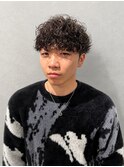 メンズパーマ/波巻き/スパイラル/ニュアンス/ナチュラル