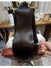 美髪ストレート＋カット　（縮毛矯正）