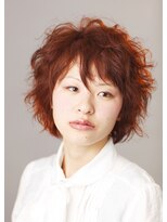 アンダーザサンスイート(Under The Sun SUITE)&nbsp;水パーマ&オレンジとピンクパールのMIXカラー