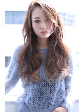 ディアー バイ ケージー アンド(Dear by KG and) 【Dear】ナチュラルウェーブロングアッシュブラウン